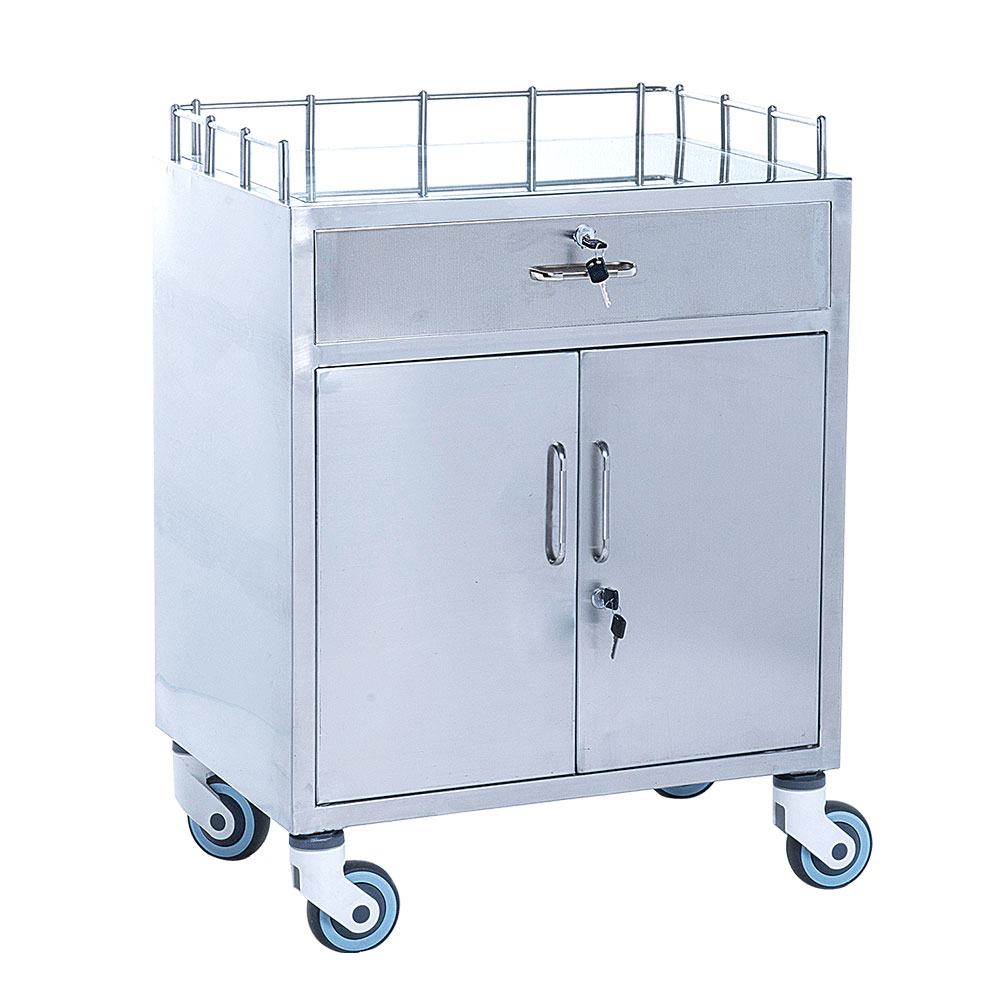 B22 Stainless Steel Anesthesia Trolley