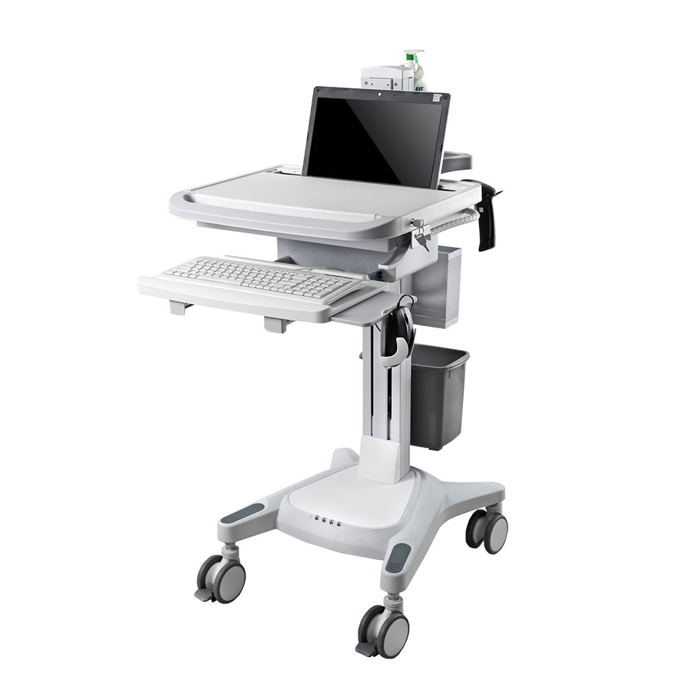 FG-H-10 Height-Adjustable Computer Trolley