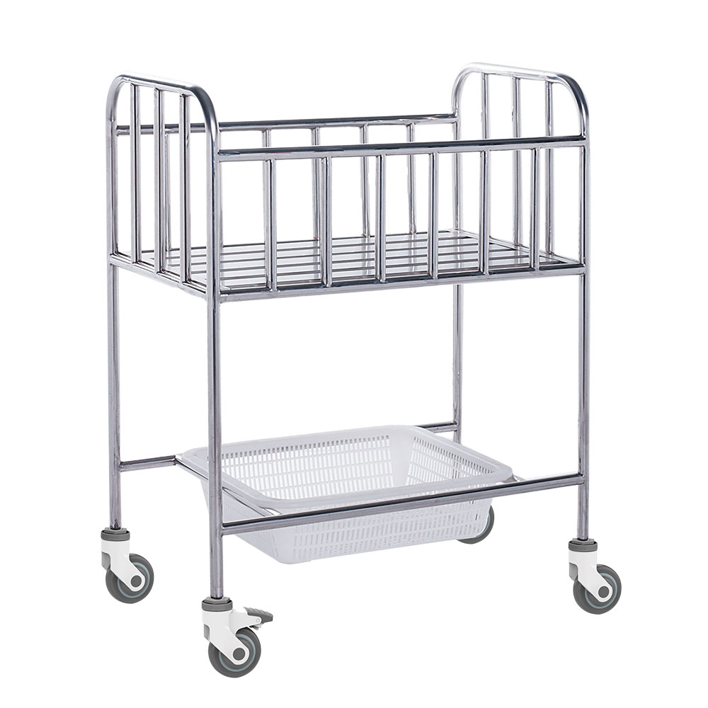 A04 Stainless Steel Hospital Bassinet