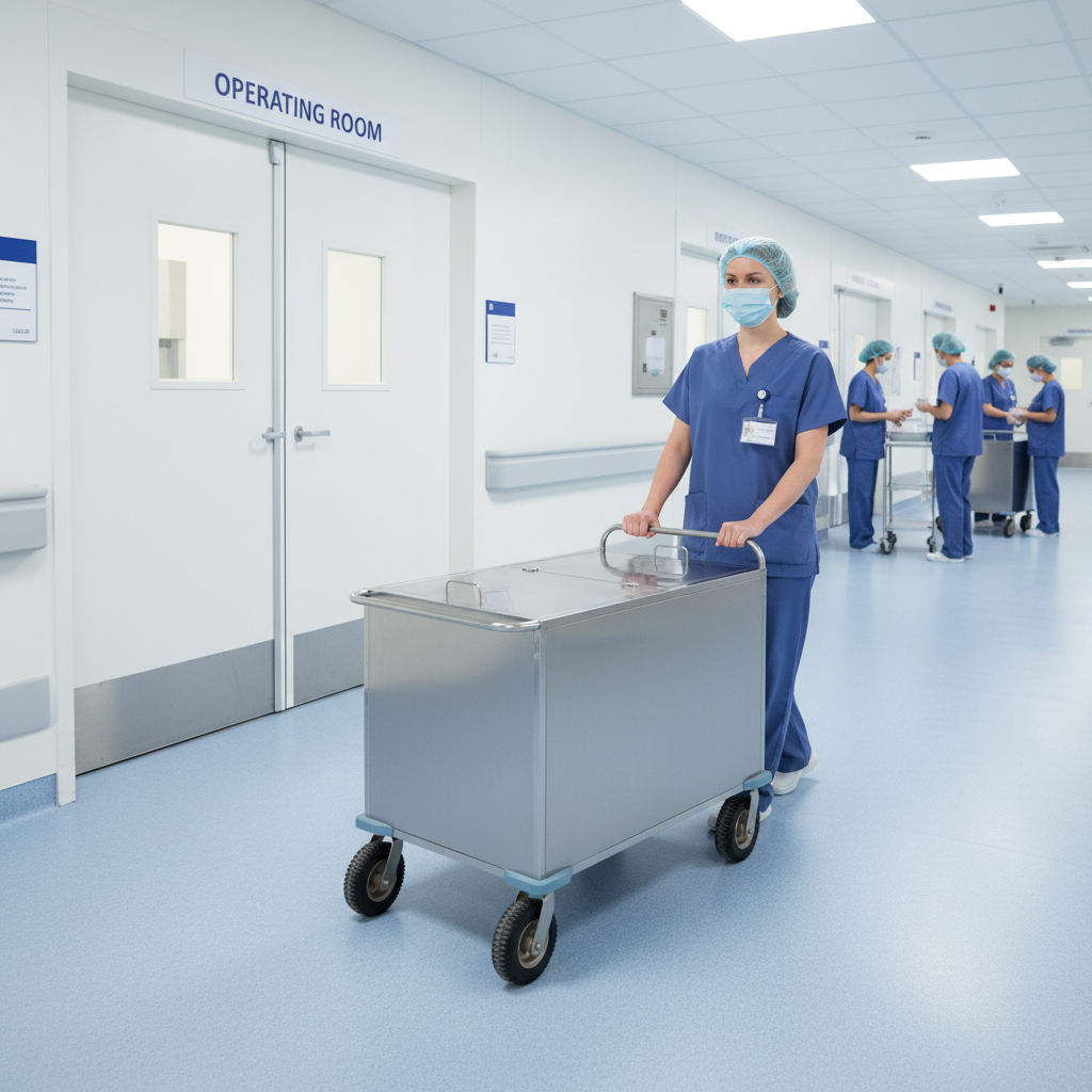 B18 Stainless Steel Sterile Trolley