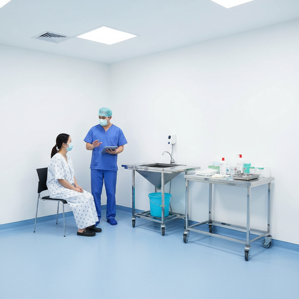 B21 Stainless Steel Debridement Trolley