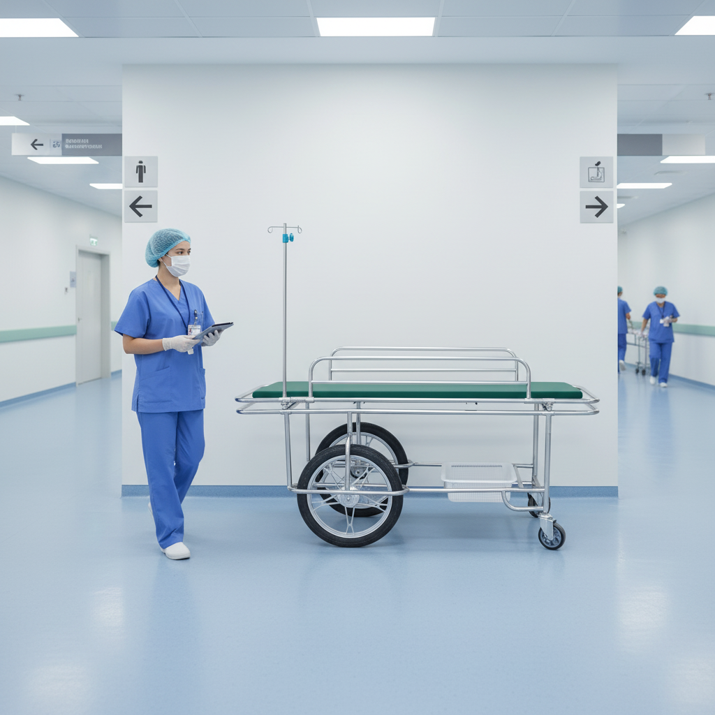 B01 Stainless Steel Stretcher Cart