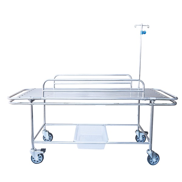B02 Stainless Steel Stretcher Trolley