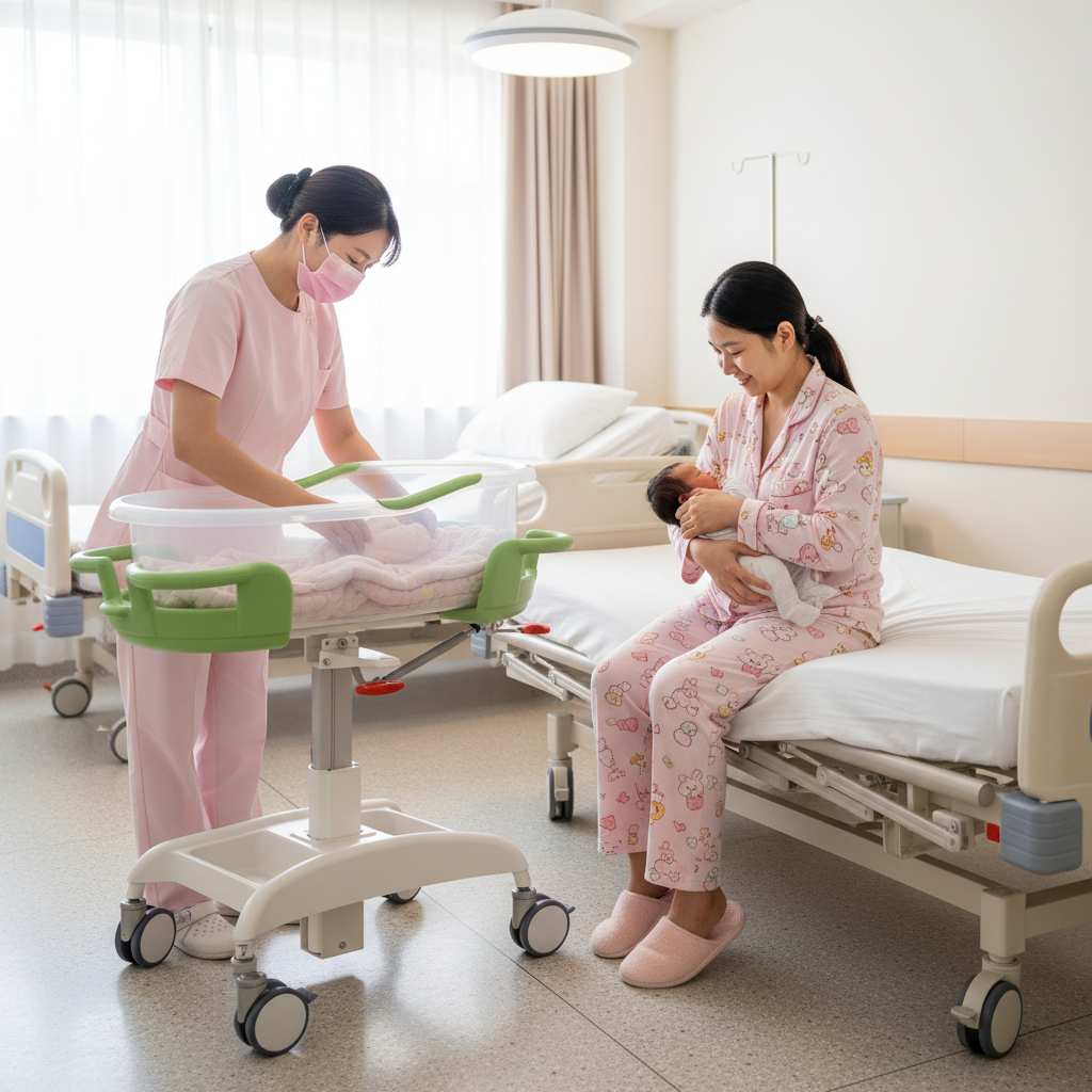 A01 Hospital Baby Bassinet
