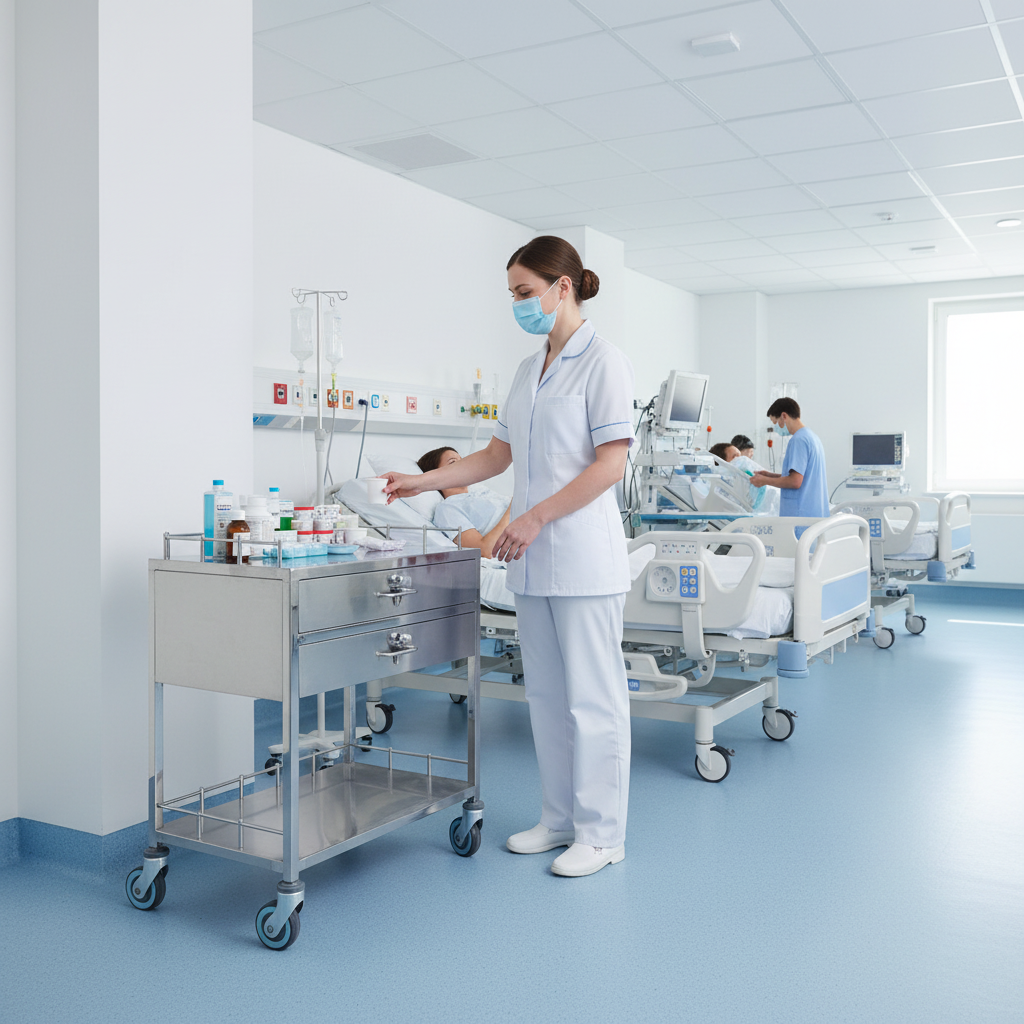B04 Hospital Treatment Trolley