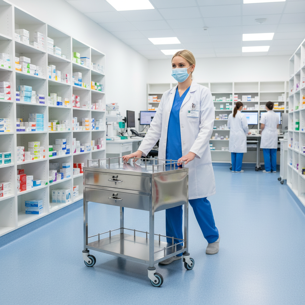 B04 Hospital Treatment Trolley