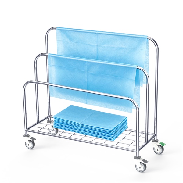 B28 Stainless Steel Paper-Dispenser Trolley