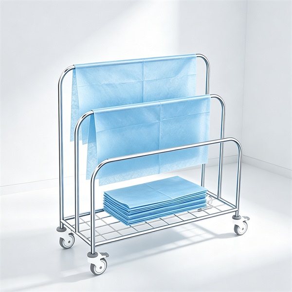 B28 Stainless Steel Paper-Dispenser Trolley