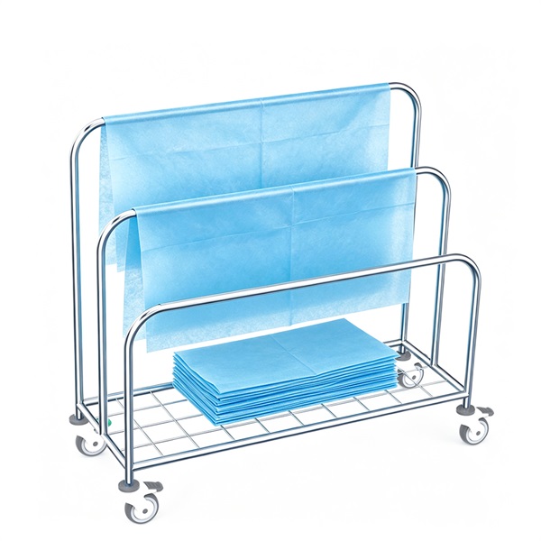 B28 Stainless Steel Paper-Dispenser Trolley