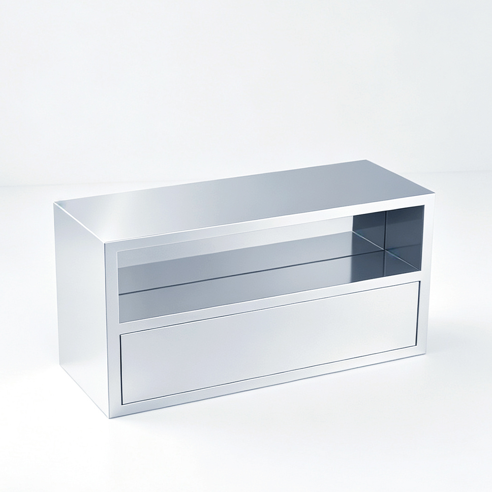 D12 Stainless Steel Sitting Shoe Cabinet