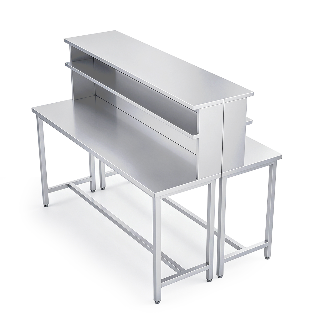 D15B Stainless Steel Double-sided Workbench