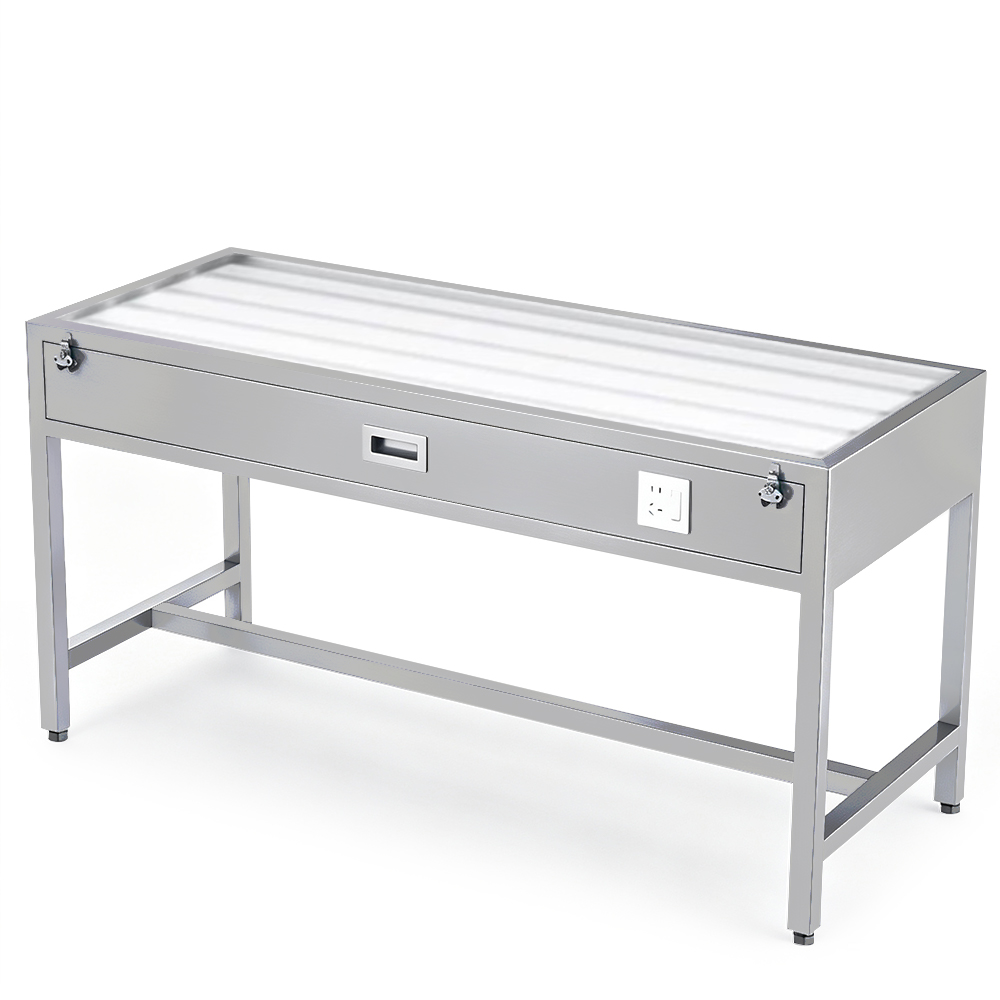 D17A Stainless Steel Light Inspection Table