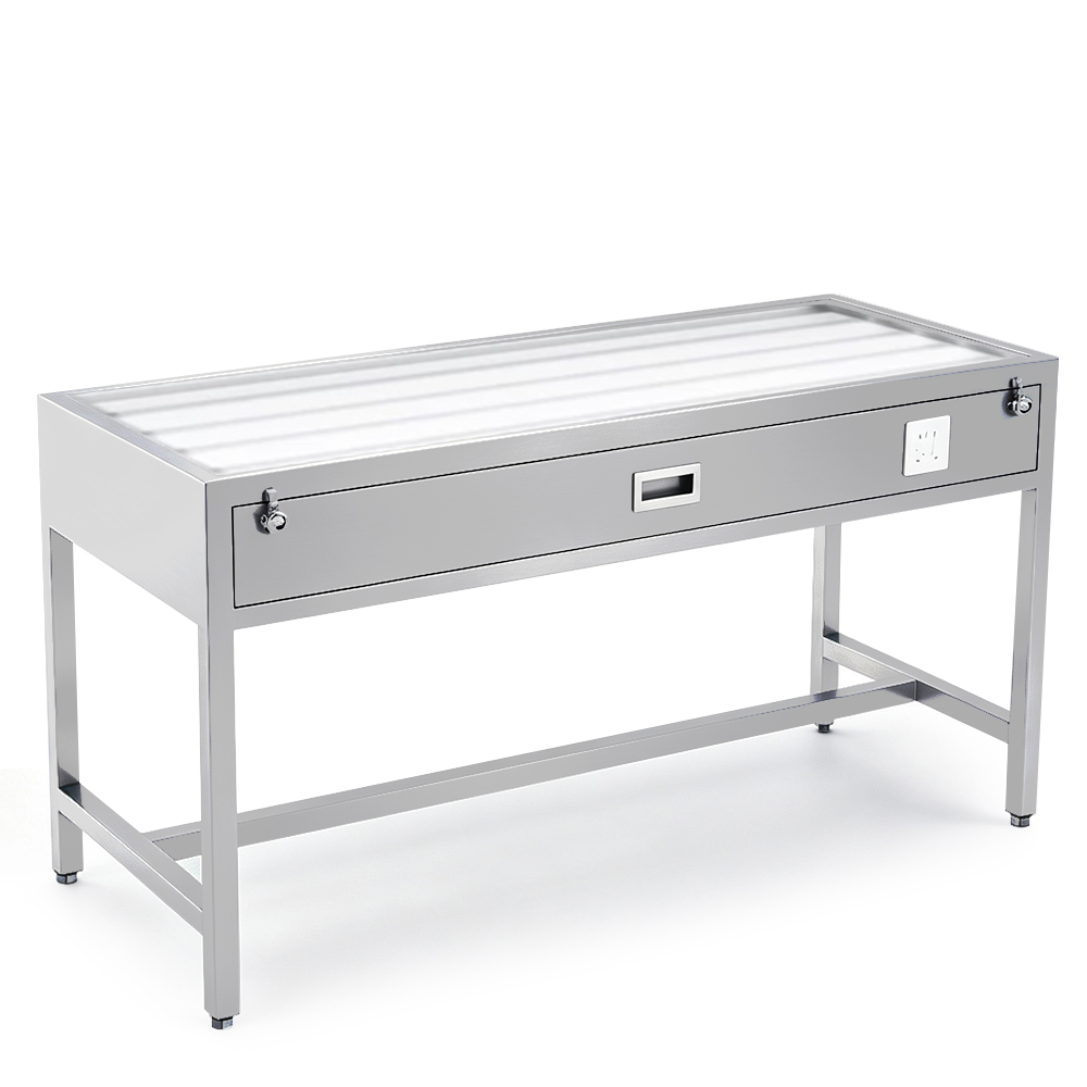 D17A Stainless Steel Light Inspection Table