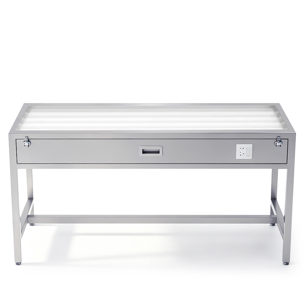 D17A Stainless Steel Light Inspection Table