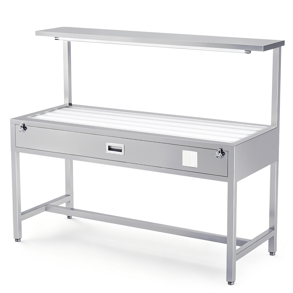 D17B Stainless Steel Workbench with Light
