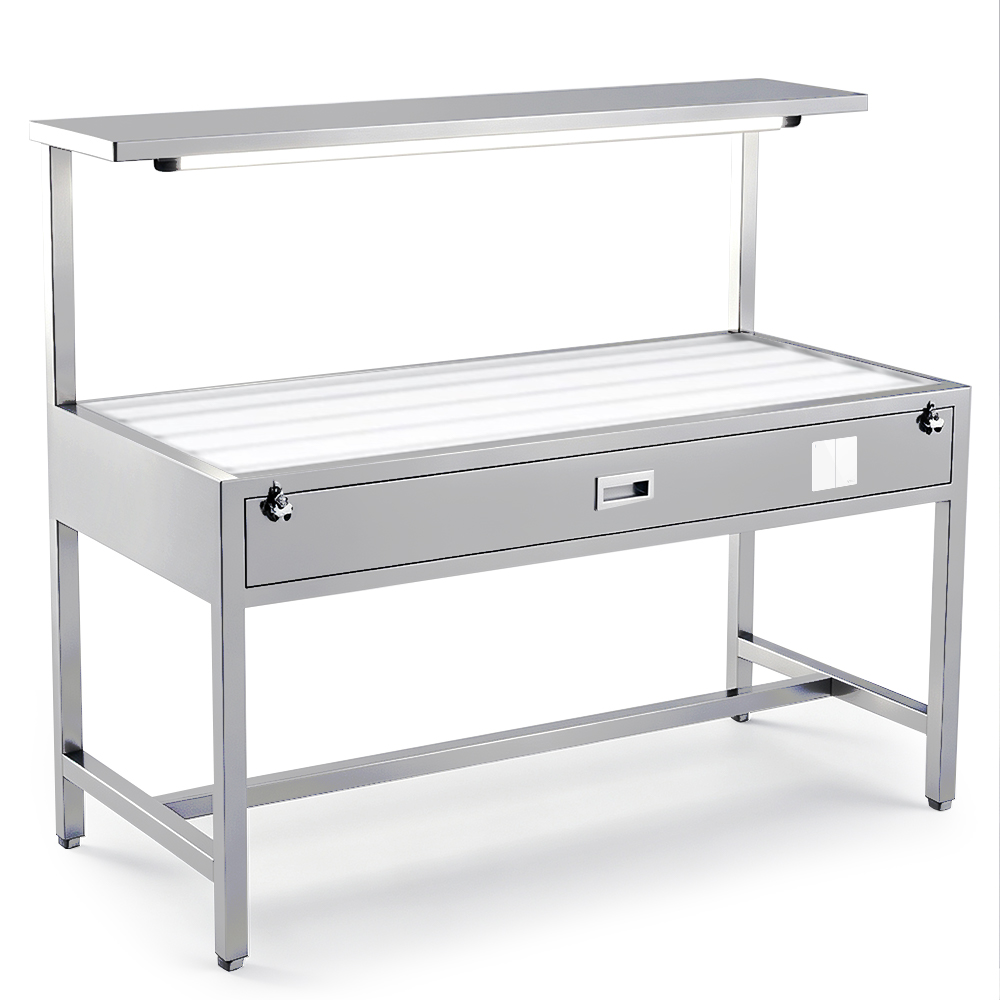 D17B Stainless Steel Workbench with Light