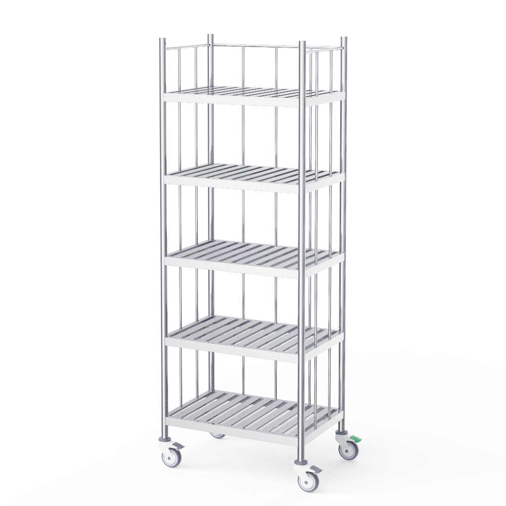 B30B Stainless Steel Basket Transfer Trolley