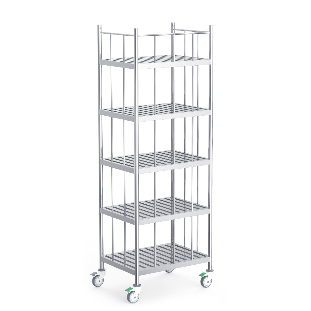 B30B Stainless Steel Basket Transfer Trolley